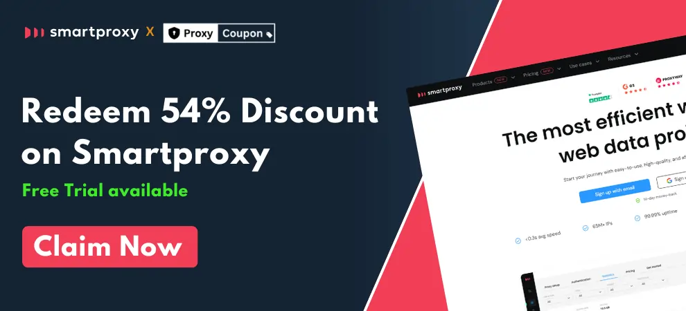 Smarproxy Coupon